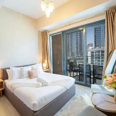 EasyGo - Elegant 1-Bedroom Apartment with Balcony
