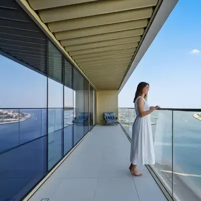 Luxury 2BR Emaar Beachfront with Private Beach & Infinity Pool
