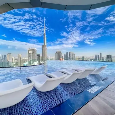 Gogoto5 1BR Burj View Infinity Pool High Floor