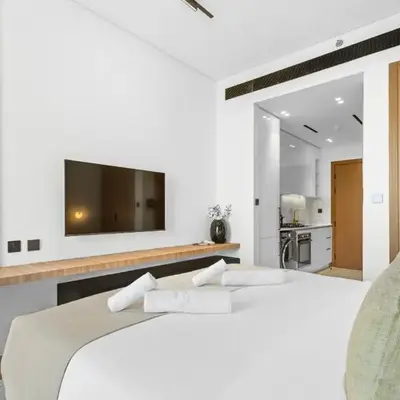 Minimalist Studio in Binghatti Azure