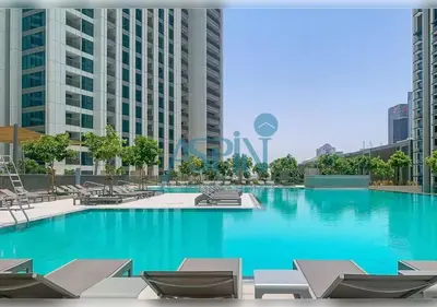 an image of a swimming pool in a building at Downtown Views II - Burjkhalifa fireworks in Dubai