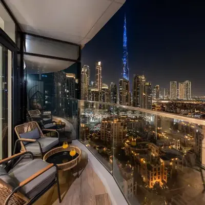 Royal Vista - Luxe 4BR Penthouse with Burj Khalifa View at Imperial Avenue - Downtown