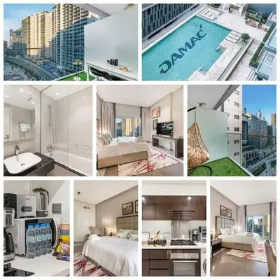 High Floor Balcony Suite 8 mins to Burj Khalifa
