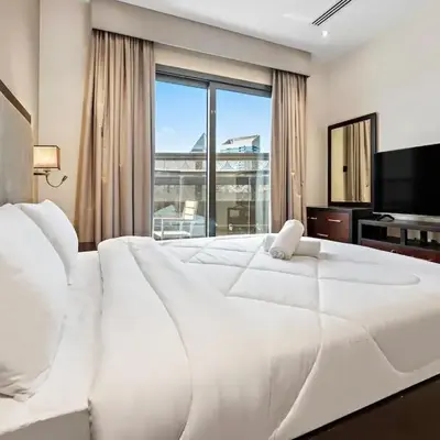 Full burj Khalifa view chic Studio