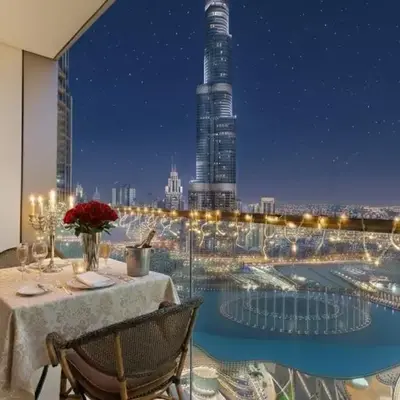 Enjoy Best Burj Khalifa View from Balcony Next to Dubai Mall Luxury 2BR Like Home