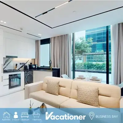Vacationer l 1 Bedroom in Business Bay l Direct Pool Access