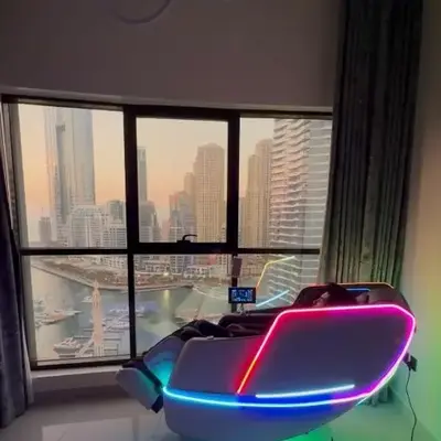 Futuristic luxury apartment