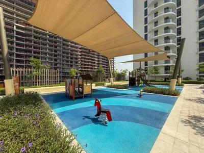 a santa claus on a skateboard in a playground at Frank Porter - Palace Beach Residence in Dubai