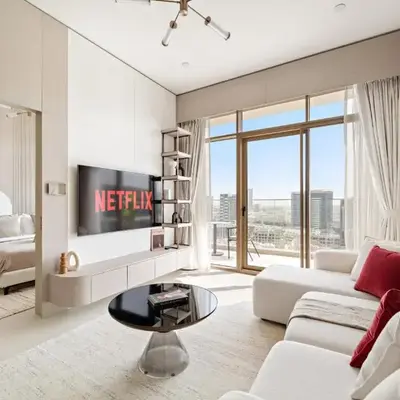 VayK - Bright and Modern One Bedroom in JVC