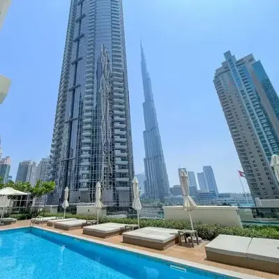 2BDR - Burj Khalifa view with Private terrace