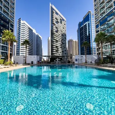 Luxury Waterfront Studio - Stunning Canal Views in Damac Maison Prive
