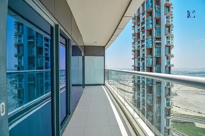 a view from the balcony of a tall building at Luxury Escapes Premium 1BR - Paramount Tower Business Bay in Dubai