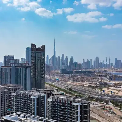 Bright 1BR in Sobha Crest B Stunning Views & Pool