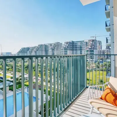 PVH - Chic Pool View 2BR Near Dubai Hills Park - Park Field Tower 2