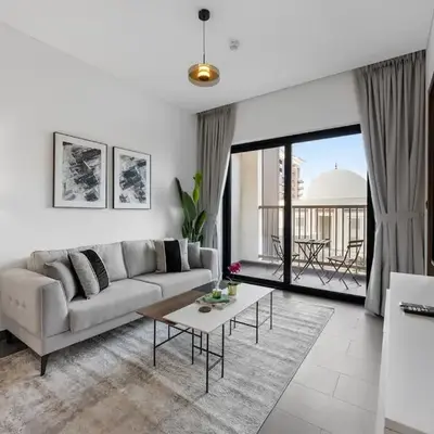 Modern 1BR Apartment with Balcony in Sobha Hartland