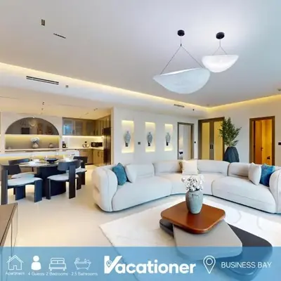 Vacationer l Premium 2 Bedroom l Business Bay l Prime Location