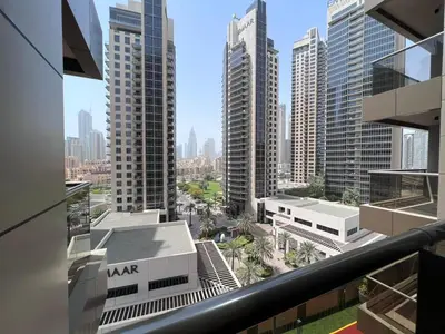 a view of a city with tall buildings at Elite Residence 1, Downtown Dubai in Dubai