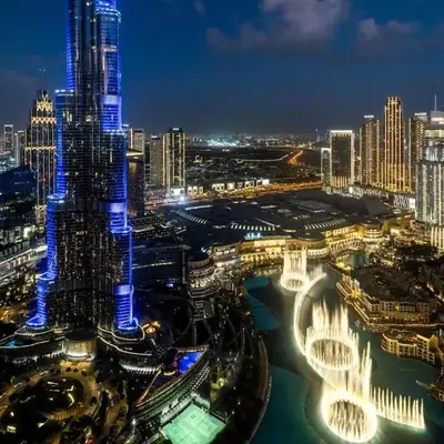 Full Burj Khalifa & Fountain View 60th Floor Sky Luxury 2BHK 4 mins Walk to Dubai Mall Downtown
