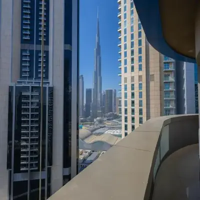 Damac Downtown 1 BHK apartment with Burj Khalifa view