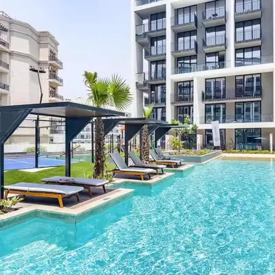 Stylish modern studio near Miracle Garden with Gym
