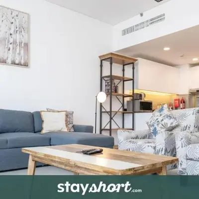 StayShort - Cozy 2 Bedroom Retreat in Dubai South Close to Expo 2020