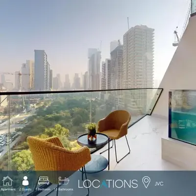 Locations l Aesthetic 1 Bed l Own Private Pool l Circle Mall