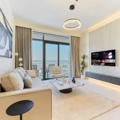Modern 1BR with Palm View Dubai Harbour