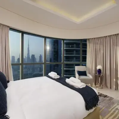 HSHOME - Luxury 3 Bedroom Apartment with Burj Khalifa & Stunning Skyline View