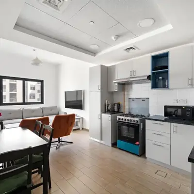 Modern & Cozy 2BR Apartment at The Nook 1 Near Metro