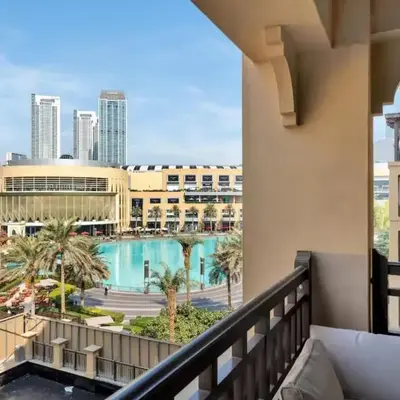 Skyline Souk 1 & 2 Bedroom Apartments I Burj Khalifa Views I Private Terrace I Gym