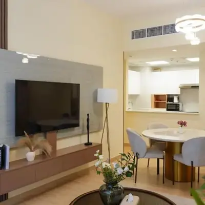 Stunning 2BR Canal & Burj Khalifa Partial View 4