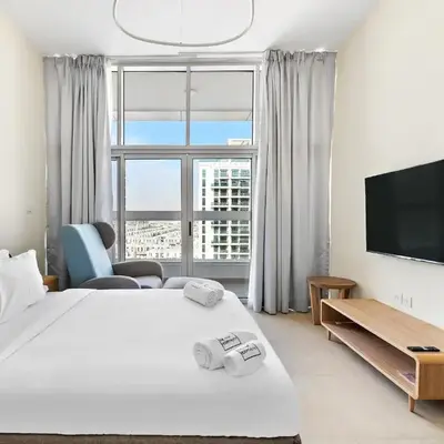 Trendy Luxe Studio In Al Furjan close to Metro-17