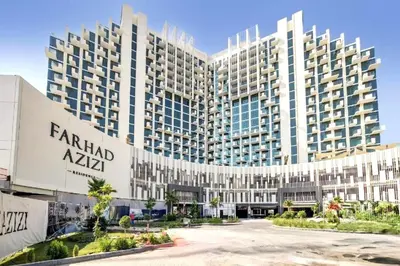 a rendering of a large apartment building at Panoramic Apartment with Smart TV&Large Terrace in Dubai