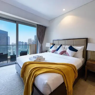 Marina View Studio with Balcony