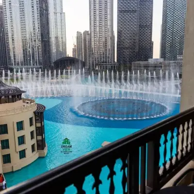 Full View Burj Khalifa and Fountains -Souk Al Bahar- Dream View holiday Home Rent