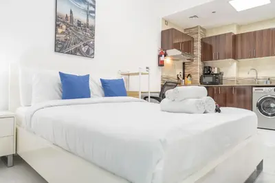 Gallery image of StayShort - Cozy & Spacious Studio Retreat in Arabian Gate Perfect for 2 in Dubai