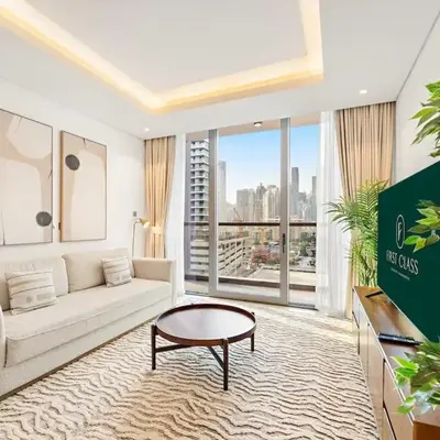 FIRST CLASS 1BR Burj Views