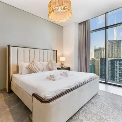 Modern 2Bed with Iconic Burj Khalifa & Canal Views