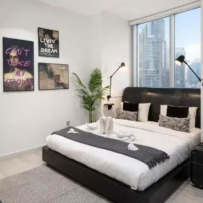Artistic Studio in Cayan Tower with Marina Views