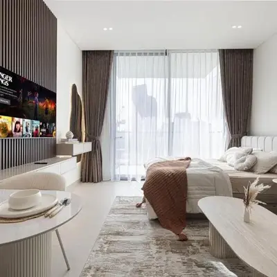 Binghatti Phoenix - Luxury & Modern Studio - Pool & Gym - Free Parking - JVC