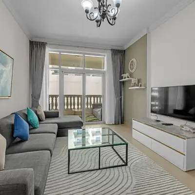 Waves - Elegant 1BR Retreat in JVC with Balcony