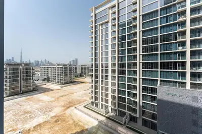 an aerial view of a building under construction at Urban Haven Pool, Gym & Spectacular Views in Dubai