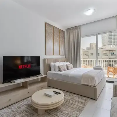 Chic Studio in JVC near Stadium and Miracle Garden