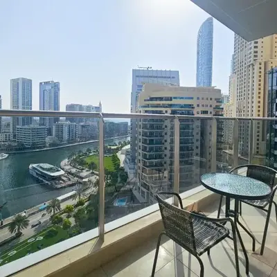 Sophisticated One Bedroom with Full Marina View