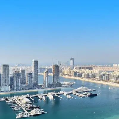 bnbme - Dubai Marina 54th Floor Apt Sea View Two Balconies Pool Gym & Parking