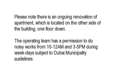 a screenshot of a page of a text box with a screenshot at Elite Royal Apartment - Full Burj Khalifa & Fountain View - Brilliant - 2 bedrooms & 1 open bedroom without partition in Dubai