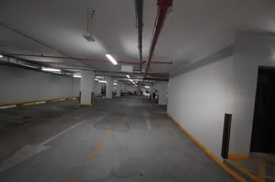 an empty parking lot in an empty parking garage at Special Offer Studio for Rent in Dubai in Dubai