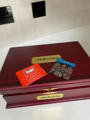 a group of ties sitting on top of a table at Luxury 2BR Walk to Burj Khalifa and Dubai Mall with Pool and Gym in Dubai