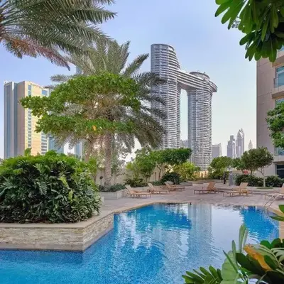 Luxury 2BR Walk to Burj Khalifa and Dubai Mall with Pool and Gym