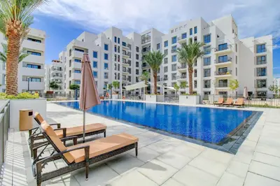 an image of a swimming pool at a resort at Exquisite 2BR at Zahra Breeze Dubailand by Deluxe Holiday Homes in Dubai
